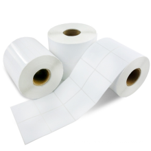 NX241 Thermal Adhesive Sticker Label Paper Roll for Barcode Logistics Shipping Printing label rolls